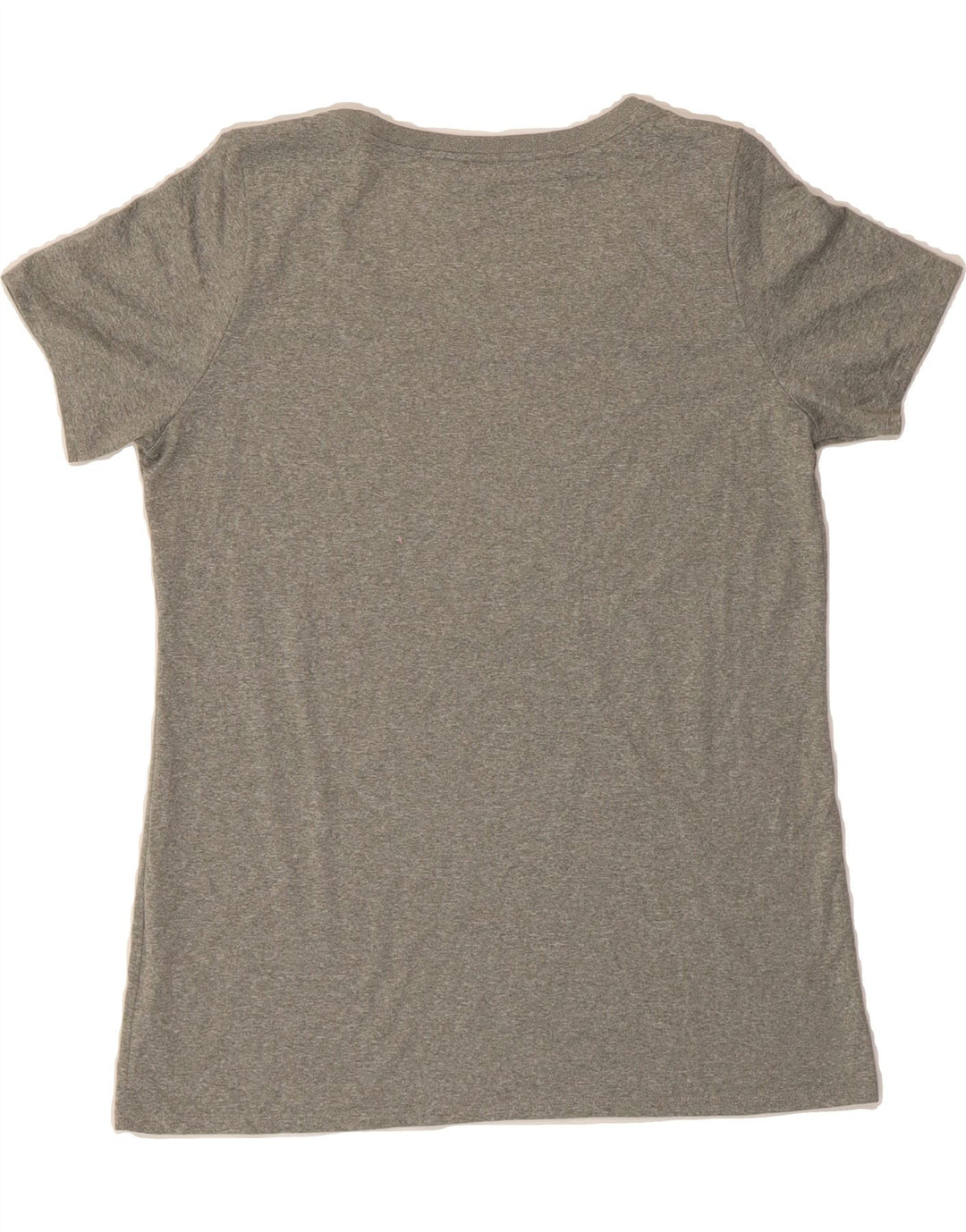 NIKE Womens Dri Fit T-Shirt Top UK 14 Large Grey Flecked Polyester Vintage Nike and Second-Hand Nike from Messina Hembry 