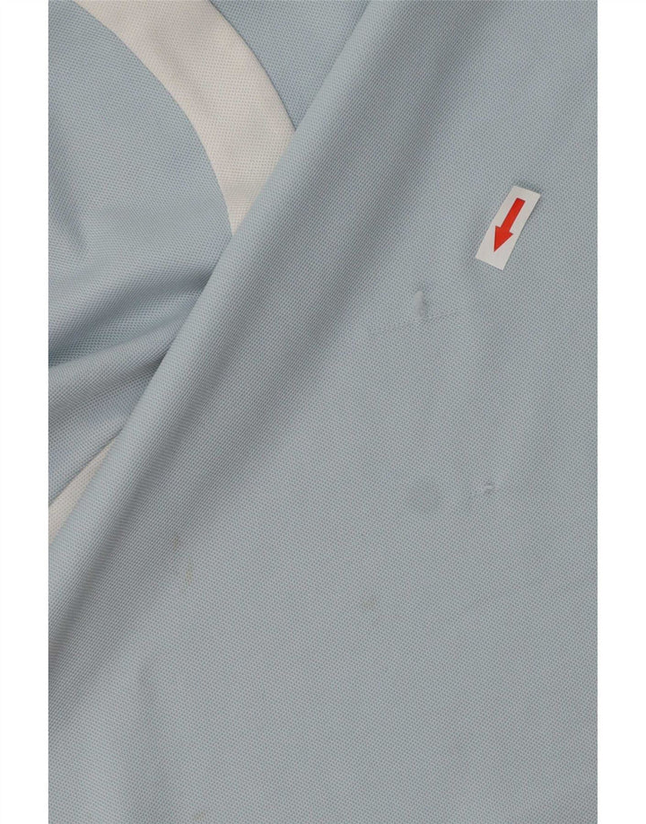 Kappa Herre T-Shirt Top Lille Blå Colourblock Polyester