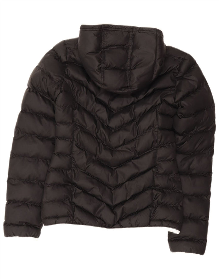 Adidas Polstret hættejakke til kvinder UK 6 XS Sort polyester