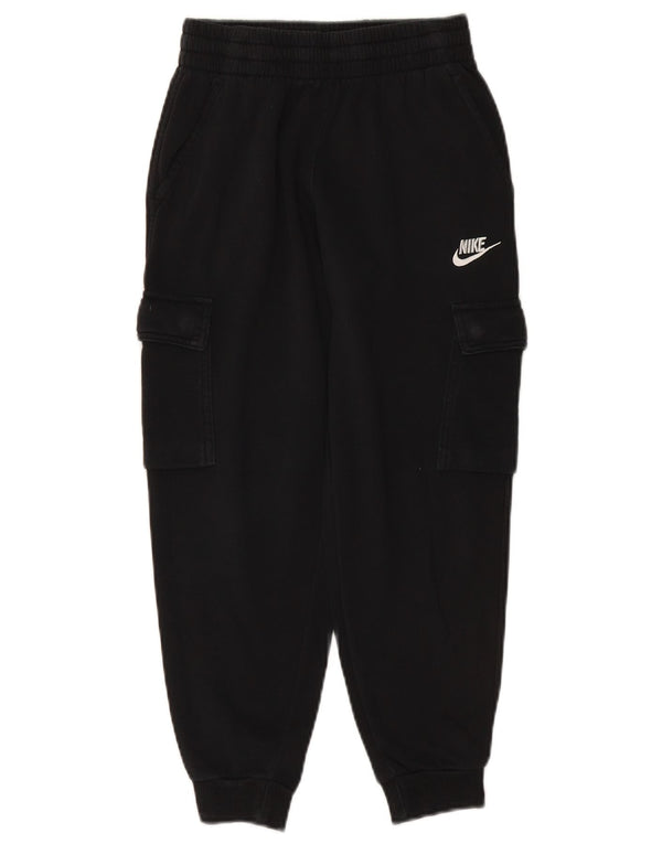 NIKE Boys Cargo træningsdragt Bukser Joggers 10-11 år Medium Sort Bomuld