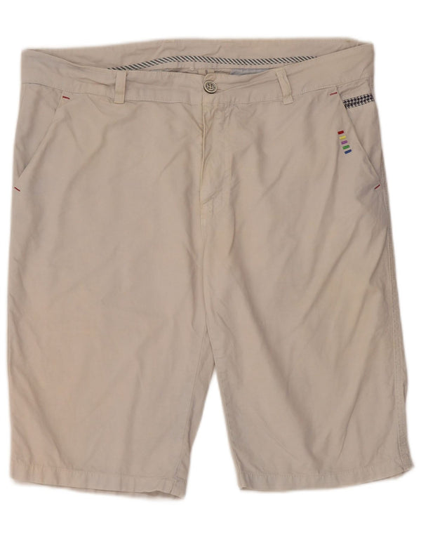 Vintage Chino Shorts til mænd W36 Large Grå Bomuld