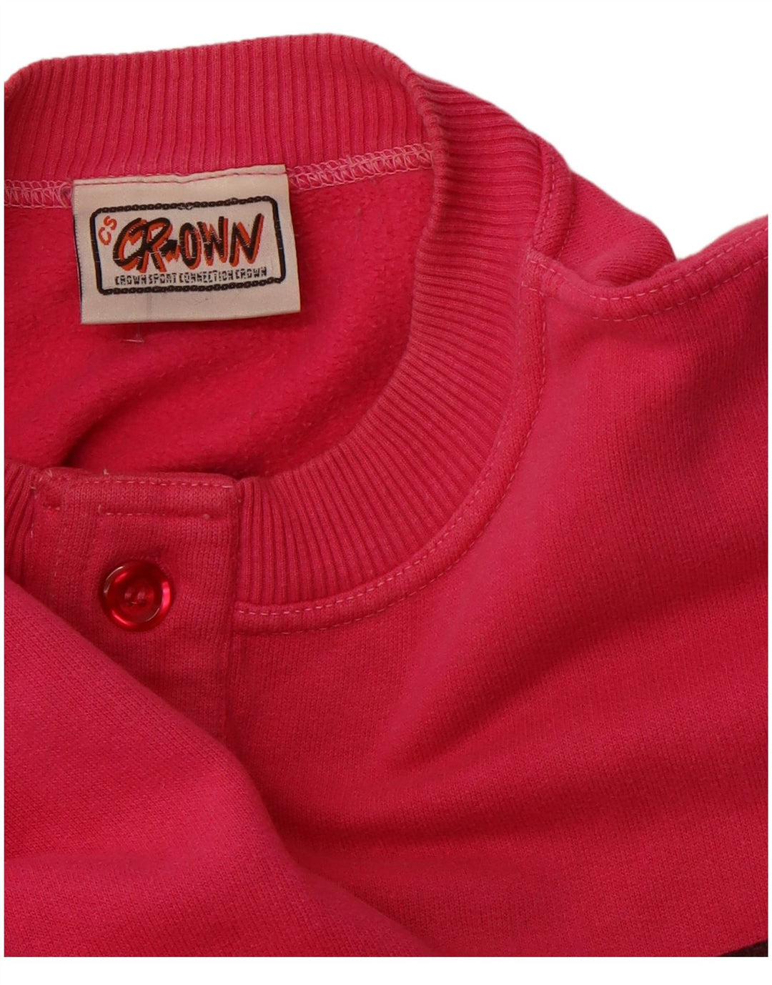 CROWN Sweatshirt til mænd Medium Pink Bomuld