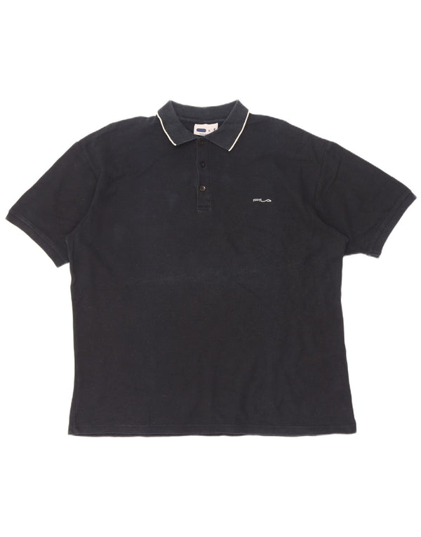 Fila Herre poloshirt XL Sort bomuld
