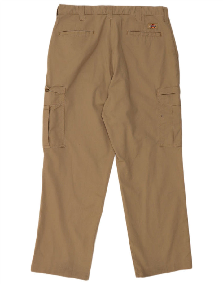 DICKIES Straight Cargo Bukser til mænd W34 L30 Beige Polyester