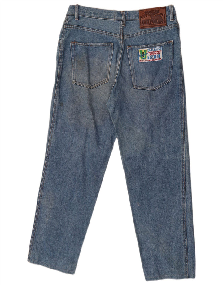 Uniform Dame tilspidsede Jeans IT 46 Large W30 L26 Blå