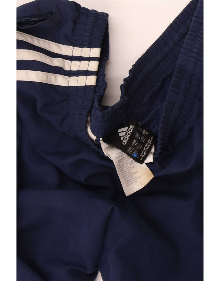 Adidas Drenge Træningsdragt Bukser Joggers 15-16 År Marineblå Polyester