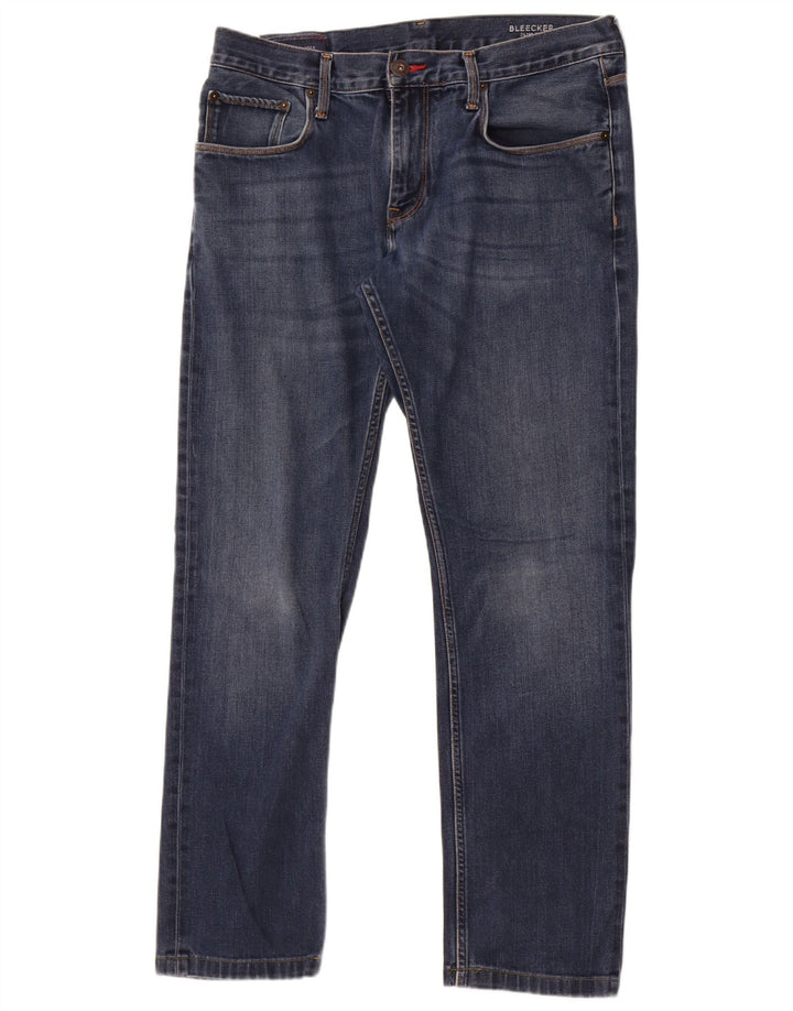 Tommy Hilfiger Herre Bleecker Slim Jeans W36 L30 Blå Bomuld