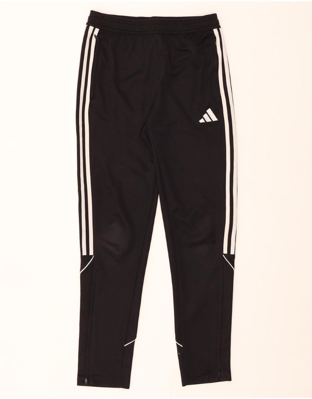 ADIDAS Boys Aeroready Tracksuit Trousers 13-14 Years  Black Polyester