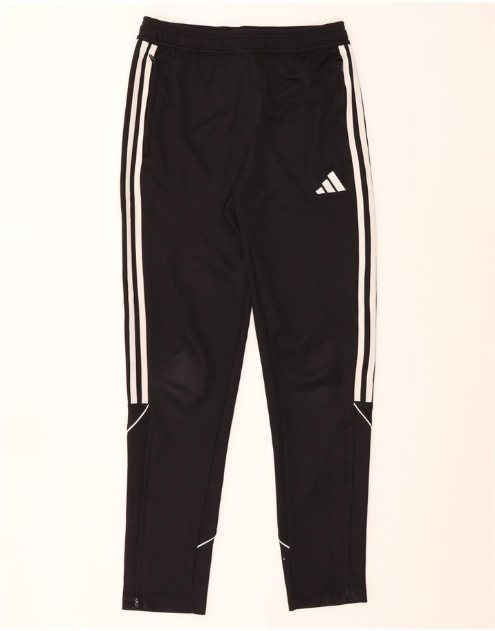 ADIDAS Boys Aeroready Tracksuit Trousers 13-14 Years  Black Polyester