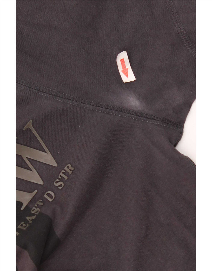 G-Star Herre 3301 Grafisk T-Shirt Top Stor Sort Bomuld