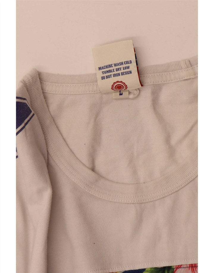 Franklin Marshall Herre grafisk T-shirt Top Stor flerfarvet blomster