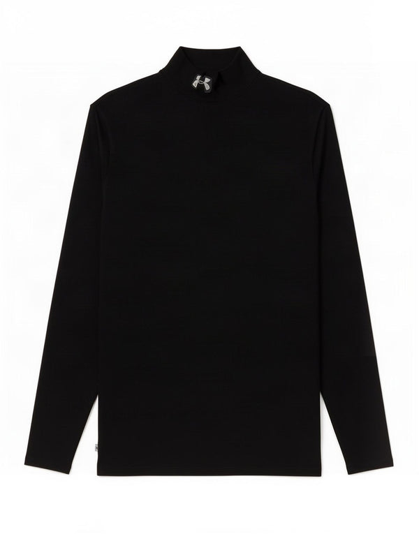 Under Armour Herre Top Langærmet Medium Sort Nylon