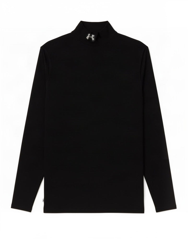 Under Armour Herre Top Langærmet Medium Sort Nylon