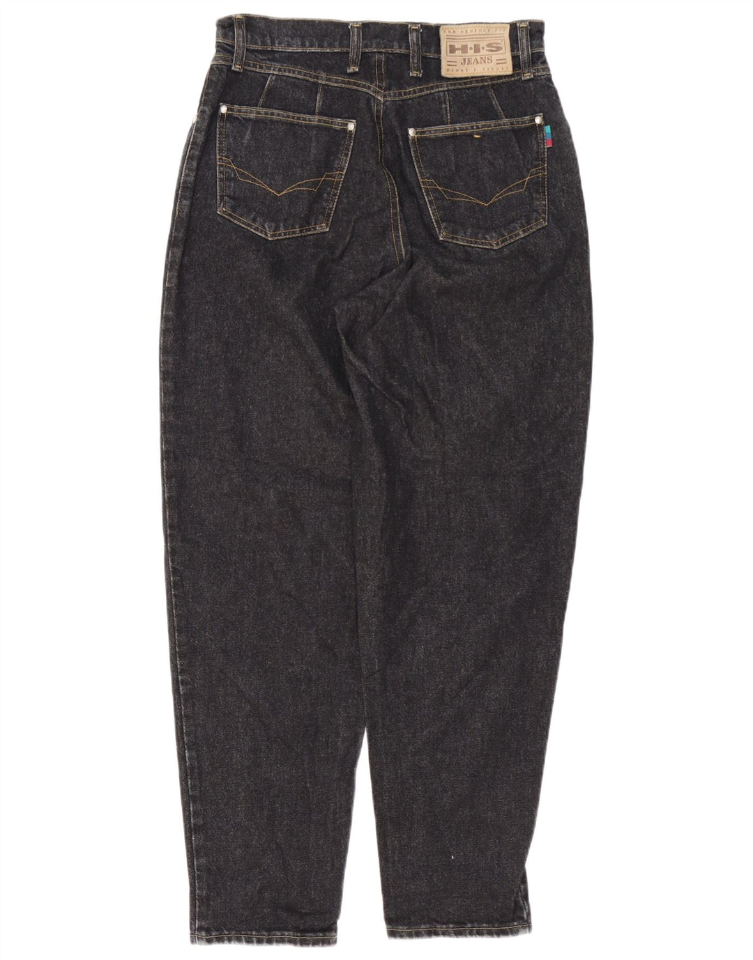 H.I.S koniske jeans til kvinder IT 42 Medium W31 L30 sort bomuld