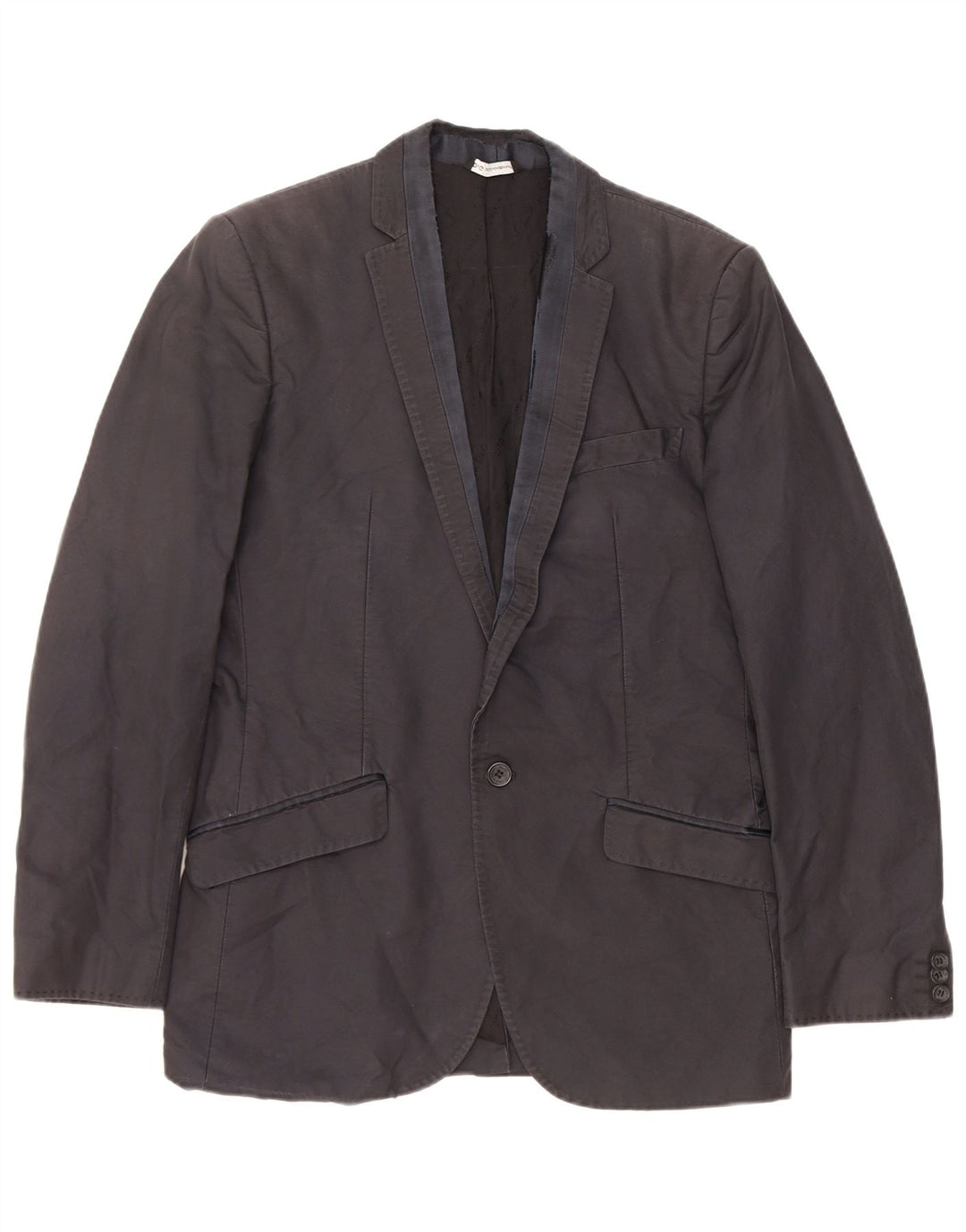 Dolce & Gabbana Herre 1 knap 2 stykke jakkesæt IT 48 Medium W32 L33 Marineblå