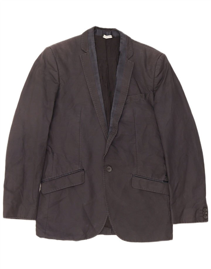 Dolce & Gabbana Herre 1 knap 2 stykke jakkesæt IT 48 Medium W32 L33 Marineblå