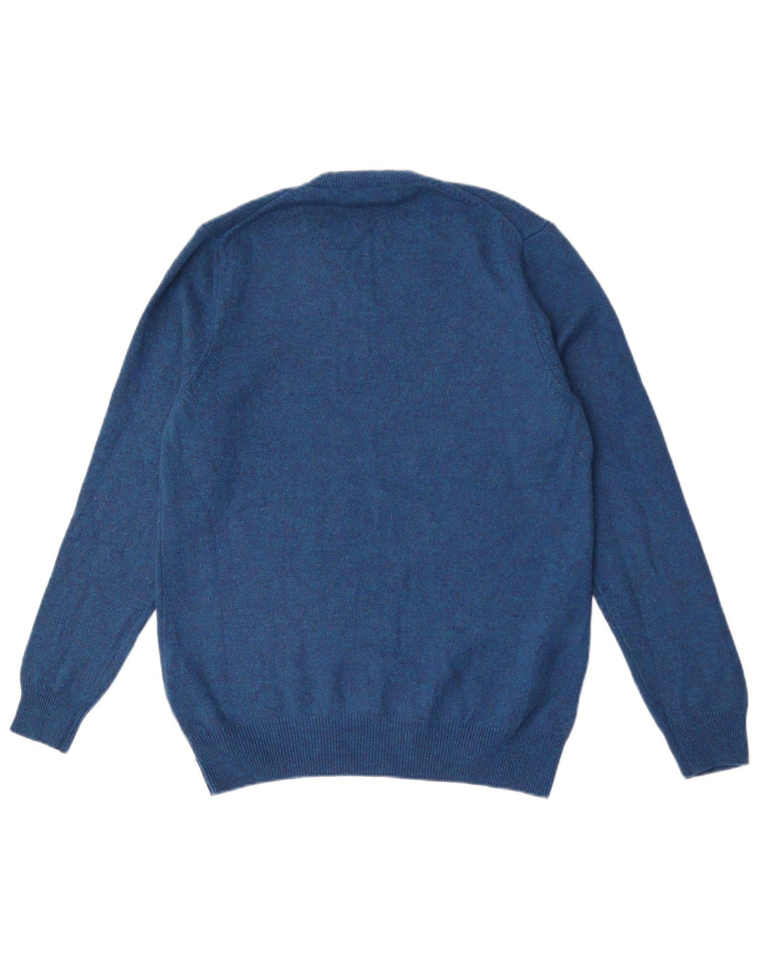 Marks & Spencer Herre V-hals trøje Sweater Large Blue Flecked Wool
