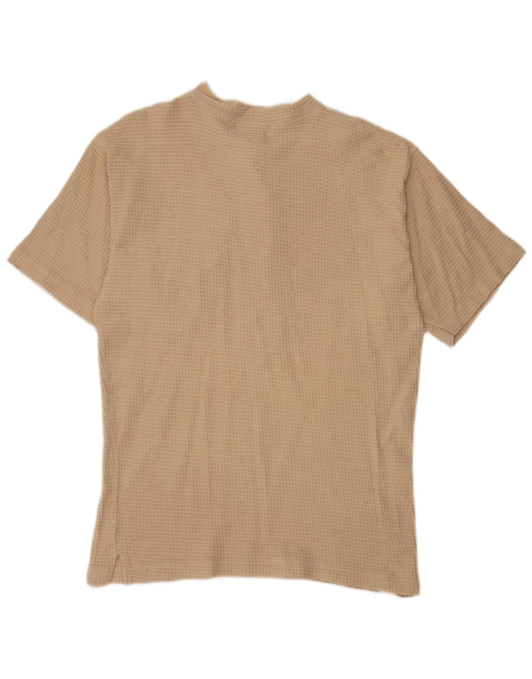 Berto Lucci Herre T-Shirt Top Lille Beige Bomuld