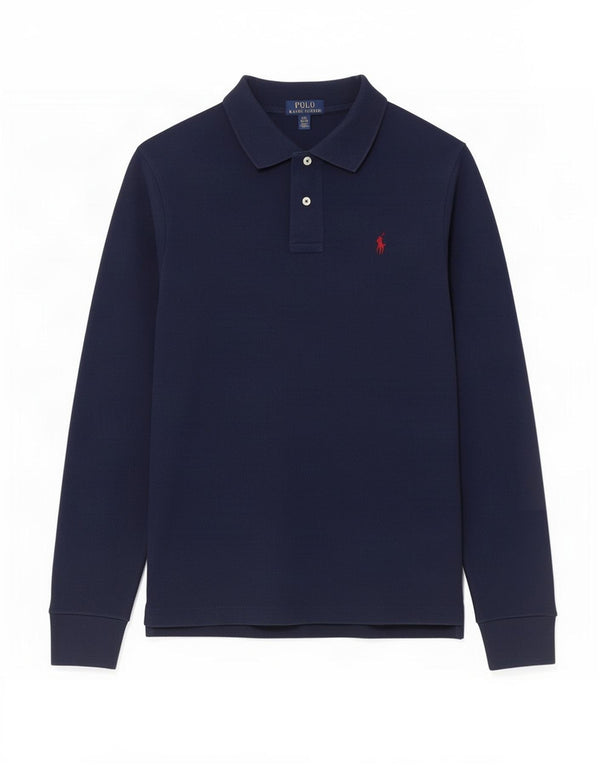 Polo Ralph Lauren drenge langærmet poloskjorte 14-15 år stor marineblå