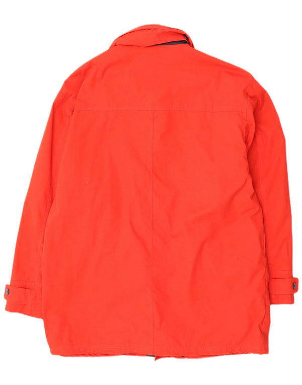 Green Leaves Herre Windbreaker Jacket UK 42 XL Rød Polyester