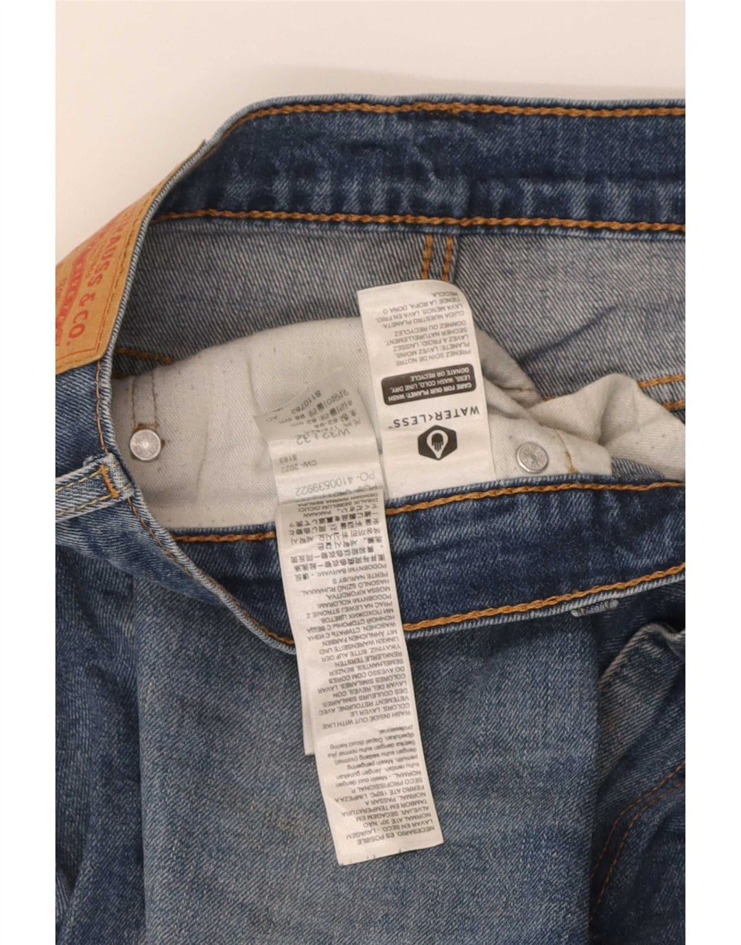 Levi's Herre 511 Slim Jeans W32 L32 Blå Bomuld
