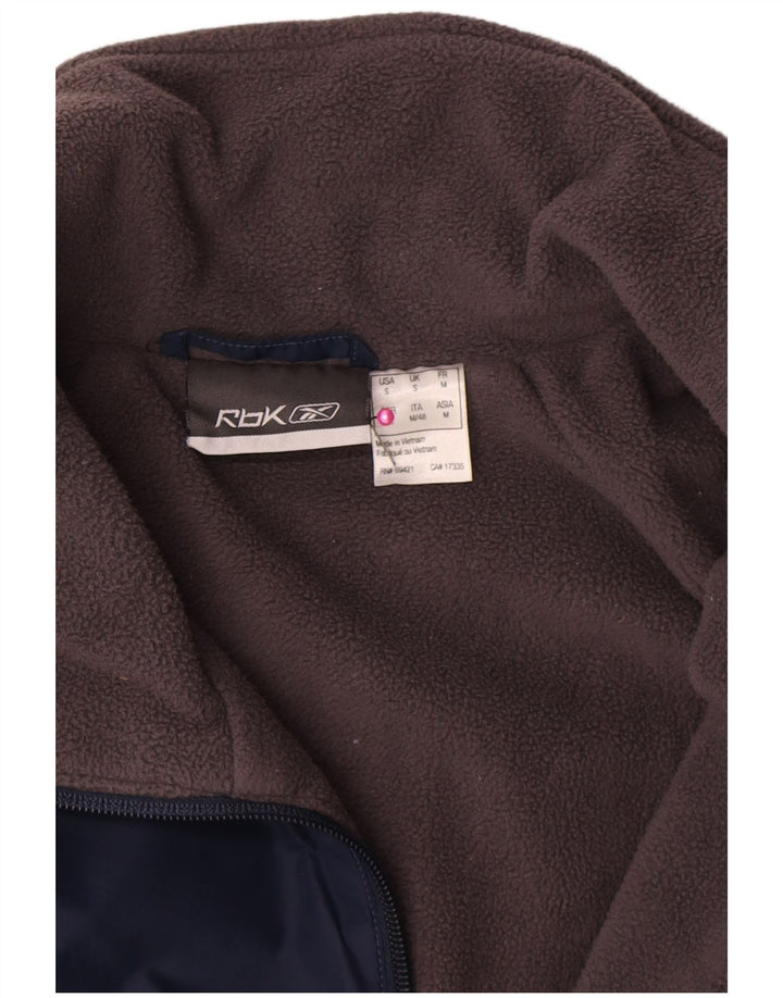 Reebok Herre Windbreaker Jacket UK 36 Small Navy Blue Polyamide