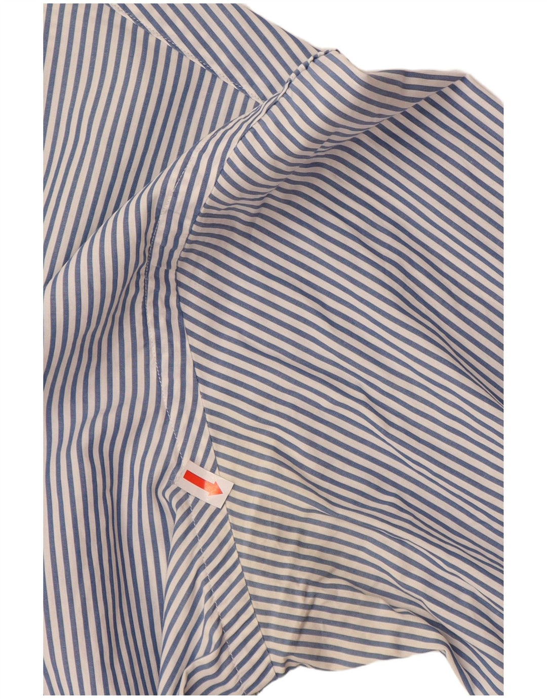 RALPH LAUREN Herre Custom Fit skjorte mellemblå stribet bomuld