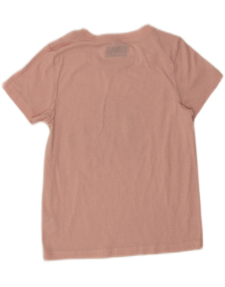 EDDIE BAUER Girls Graphic T-Shirt Top 10-11 Years Medium Pink Polyester Vintage Eddie Bauer and Second-Hand Eddie Bauer from Messina Hembry 