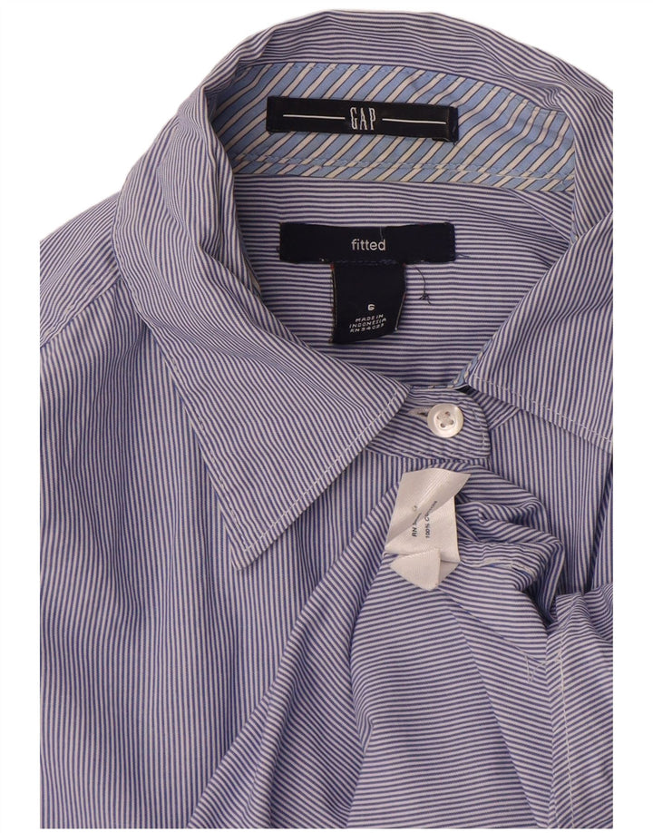 Gap Dameskjorte US 6 Medium Lilla Stribet