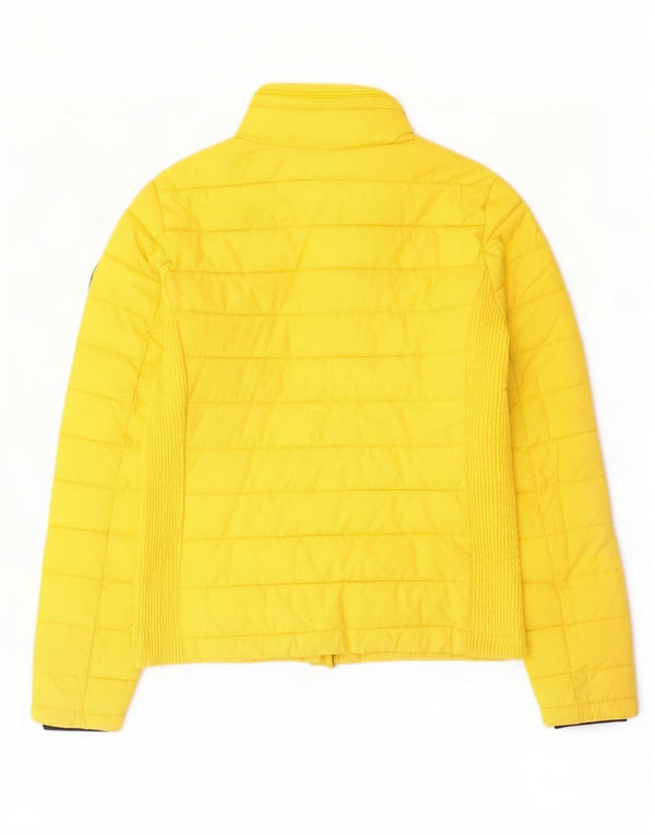 Superdry Polstret Damejakke UK 12 Medium Gul Polyester