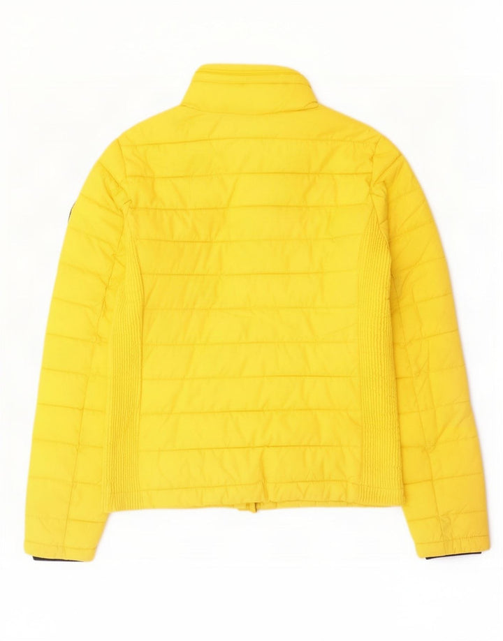 Superdry Polstret Damejakke UK 12 Medium Gul Polyester