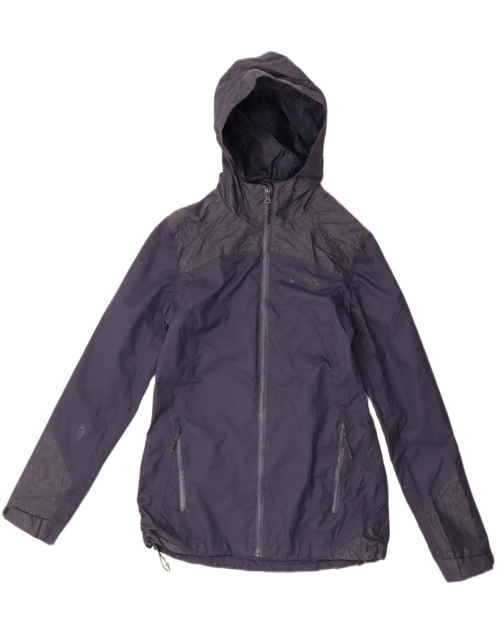MOUNTAIN WAREHOUSE Regnjakke til kvinder UK 10 Small Navy Blue Colourblock