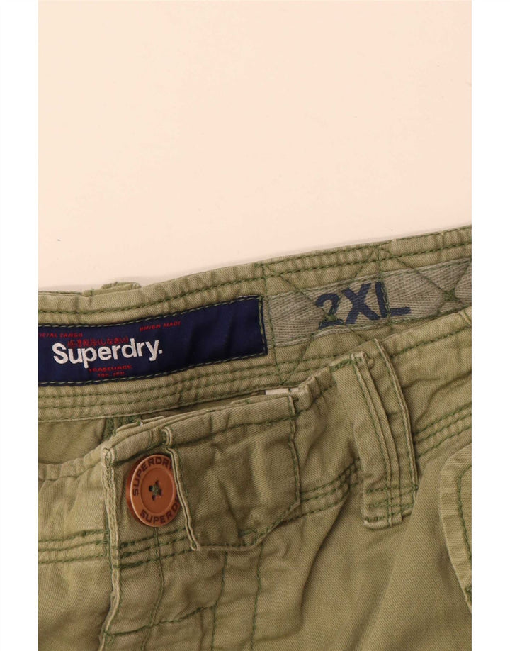 Superdry Cargo Shorts til mænd 2XL W40 Khaki Bomuld
