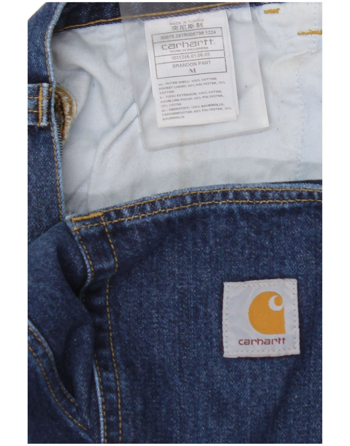 CARHARTT Herre tilspidsede jeans Medium W36 L29 Blå Bomuld