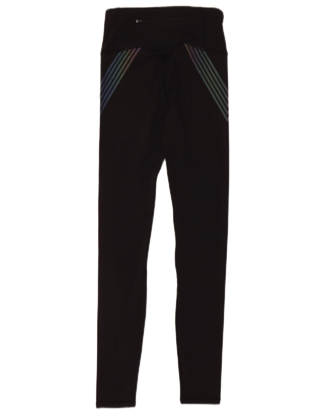 SUPERDRY Grafiske Leggings til kvinder UK 6 Lille sort polyester