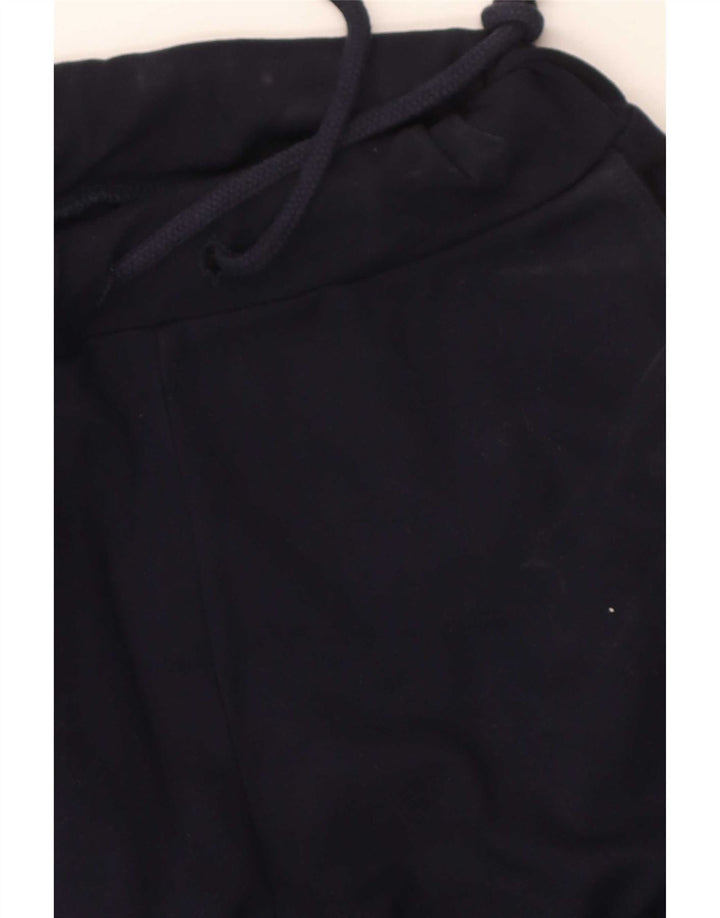 Zara Træningsdragtsbukser til kvinder UK 8 Small Navy Blue Viscose