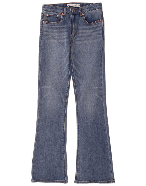 Levi's Girls 726 Flared Jeans 11-12 år W24 L29 Blå Bomuld