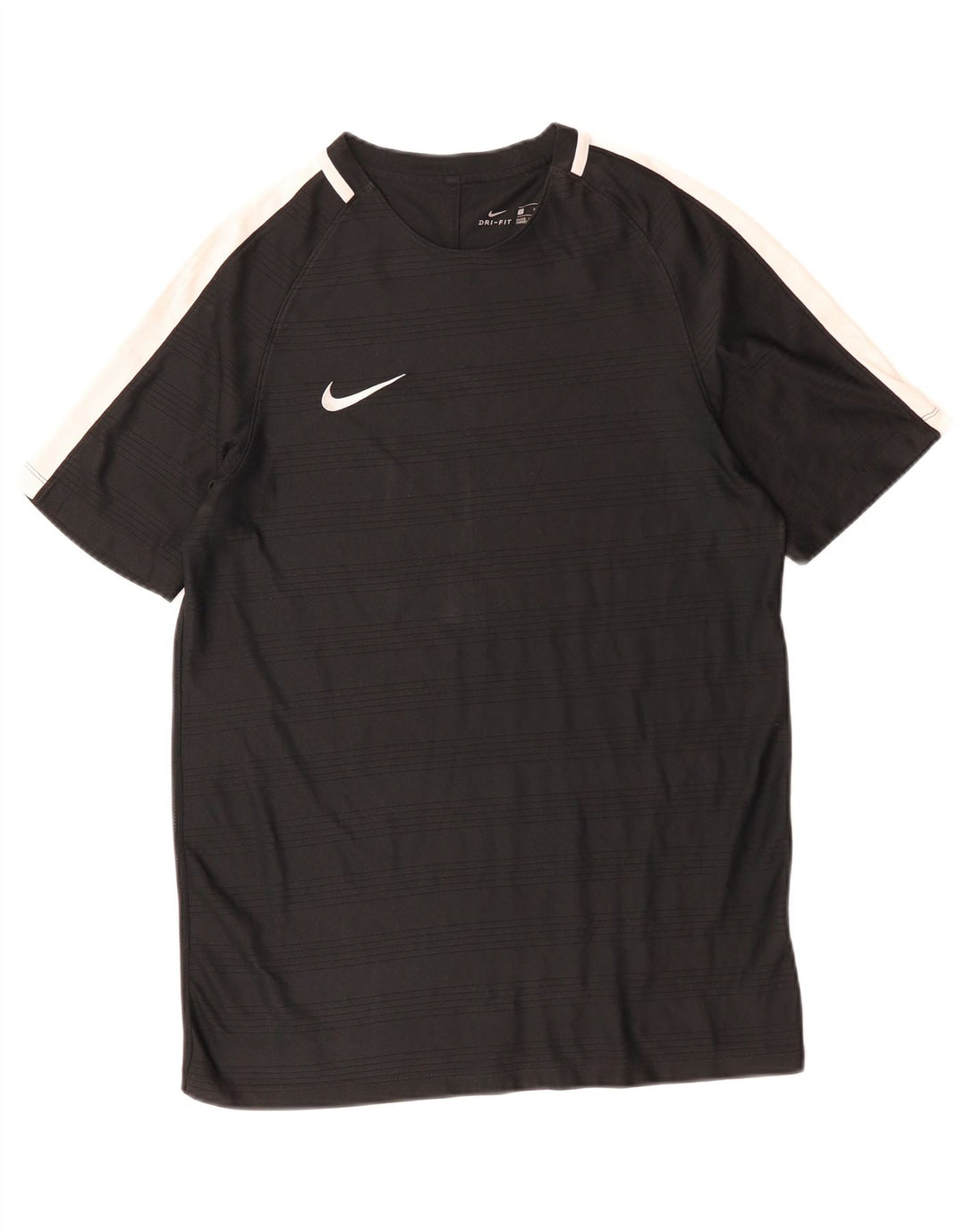 Nike Herre T-Shirt Top Stor Sort Colourblock Polyester Sports