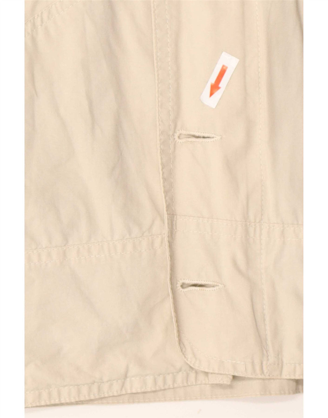 Vintage Bomber Jacket UK 38 Medium Beige Bomuld