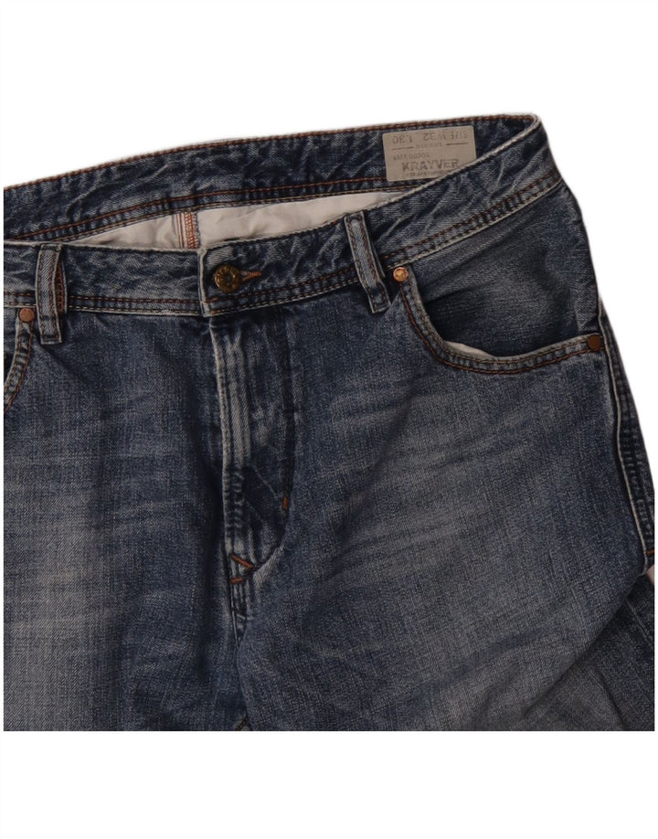 Diesel Herre Krayver Regular Slim Jeans W32 L30 Blue Cotton