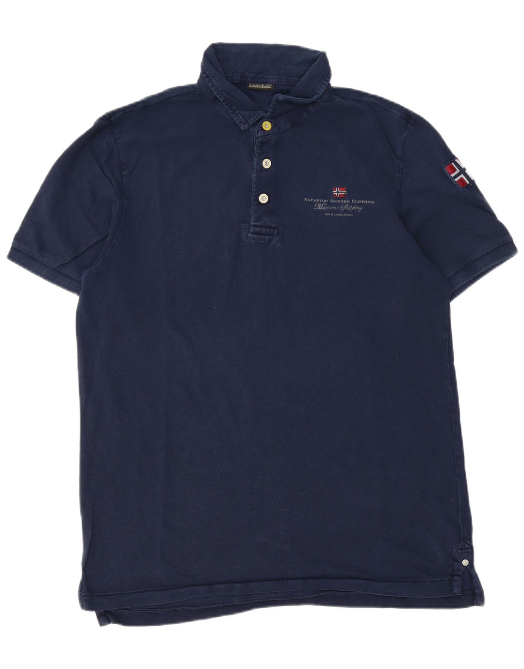 Napapijri Herre grafisk poloshirt XL marineblå