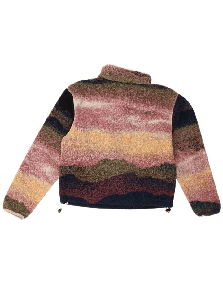 Columbia Dame Oversized Fleece Jumper UK 10 Lille Flerfarvet