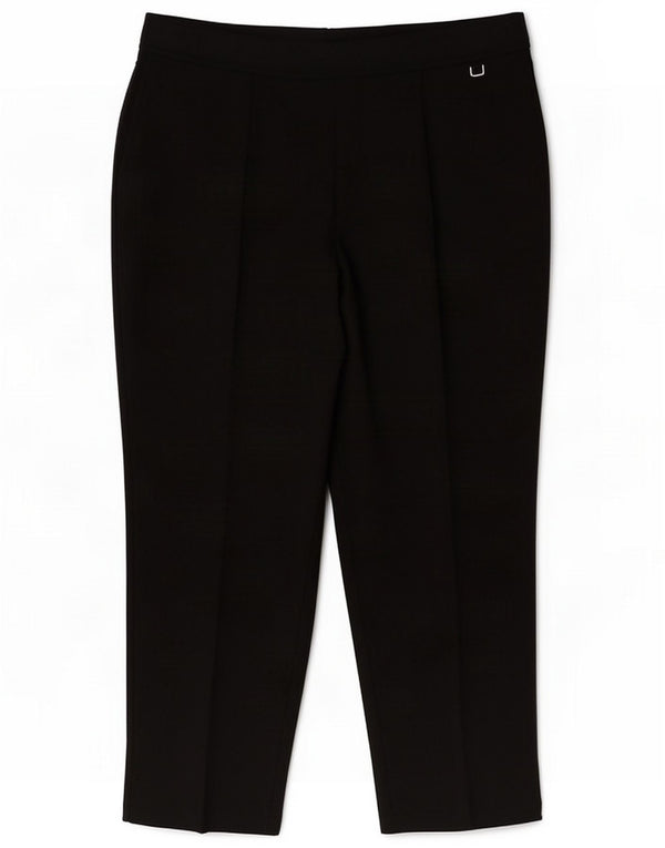 Marks & Spencer kvinders højtaljede fritidsbukser UK 18 XL W36 L27 Sort
