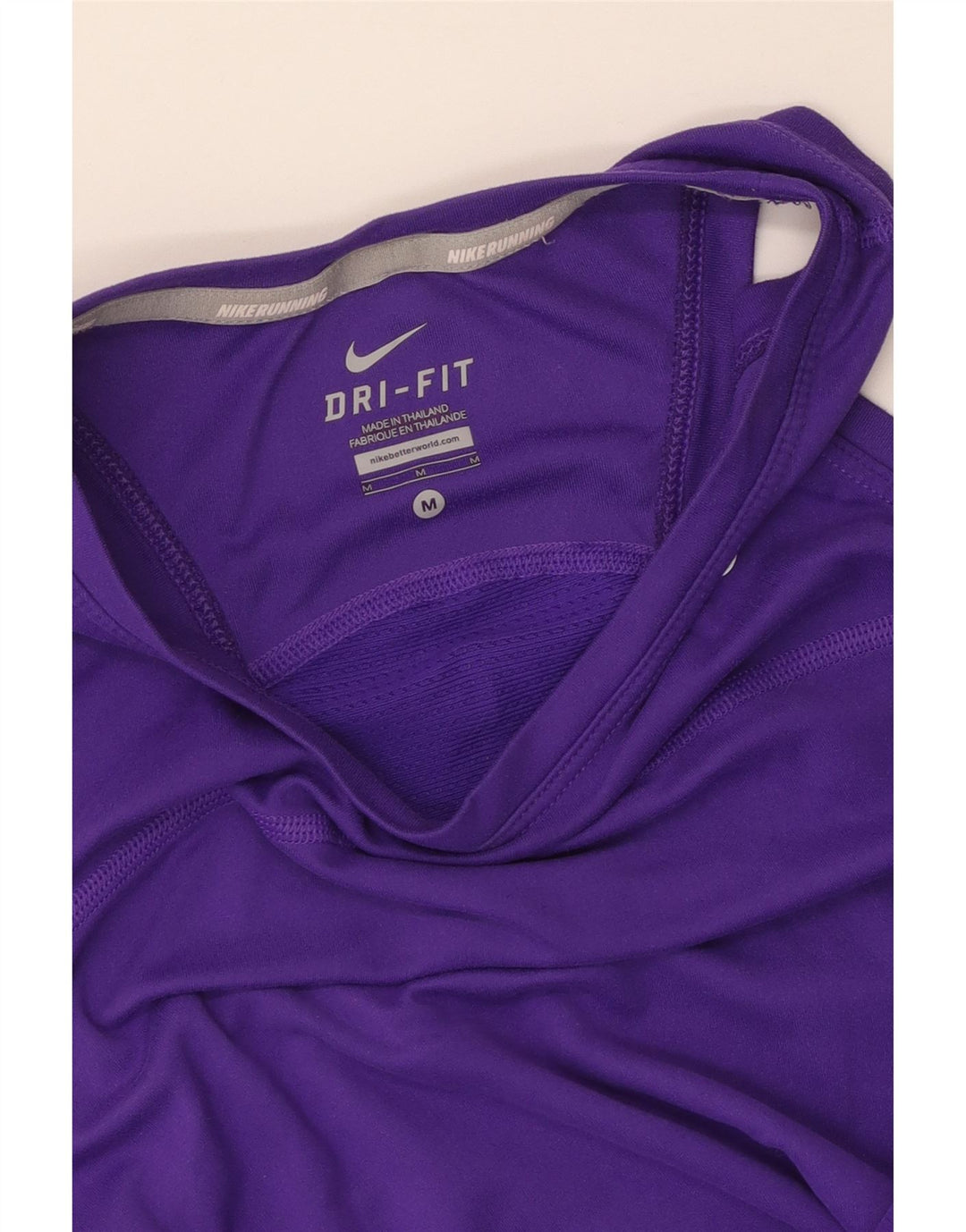 NIKE Dame Dri Fit Vest Top UK 12 Medium Lilla