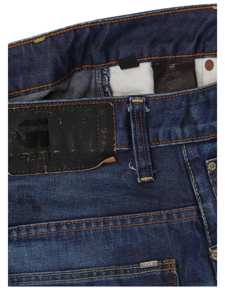 G-Star Herre 3D Arc Distressed Slim Jeans W28 L32 Blå Bomuld