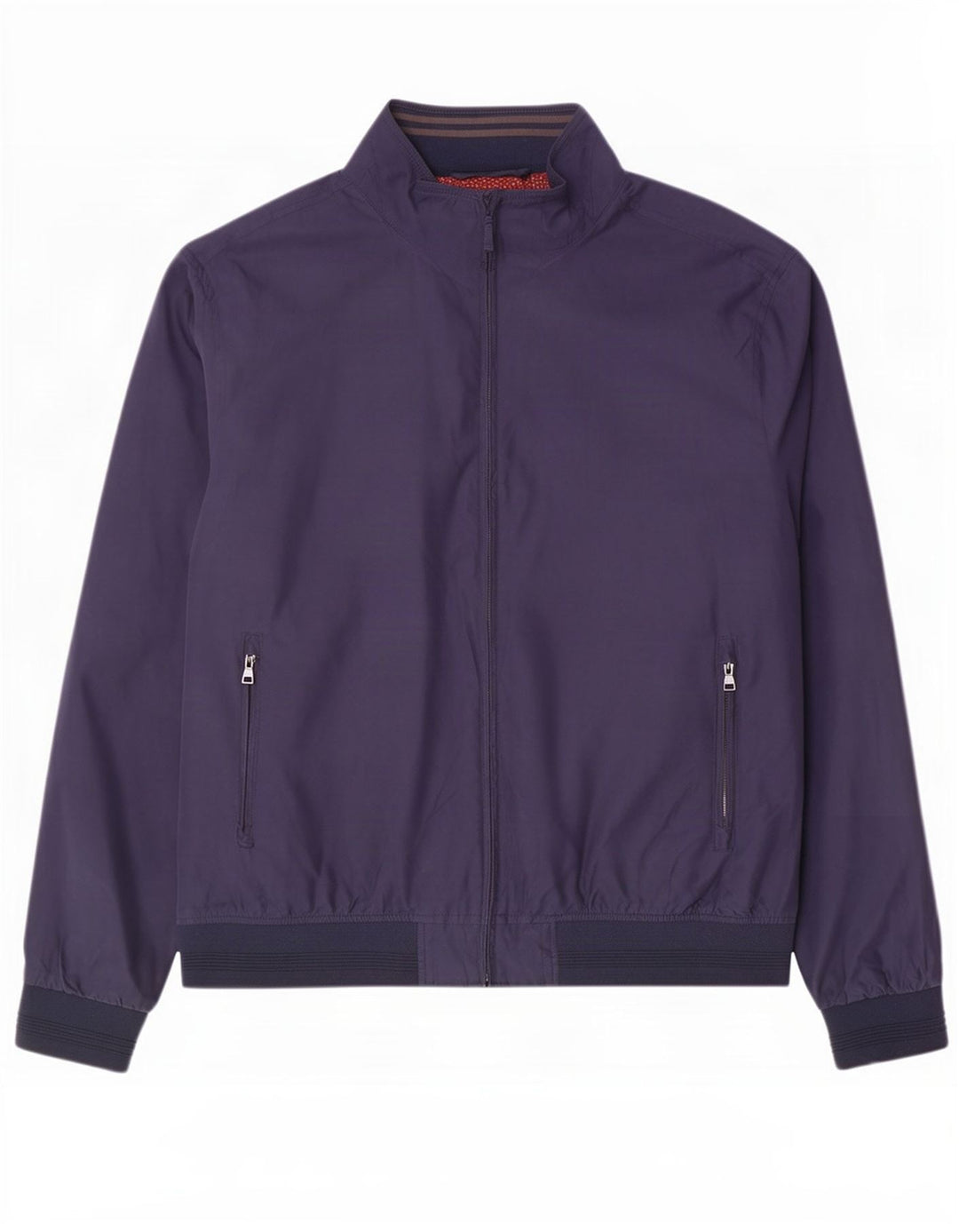 Marks & Spencer Bomberjakke til mænd UK 46 3XL Navy Blue Polyester