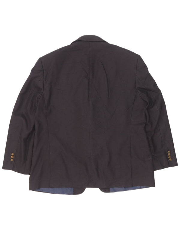 Marks & Spencer Herre 2-knaps blazerjakke UK 46 XL Marineblå polyester
