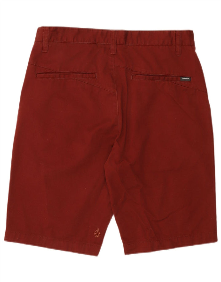 VOLCOM Chino Shorts til mænd W30 Medium Bourgogne bomuld