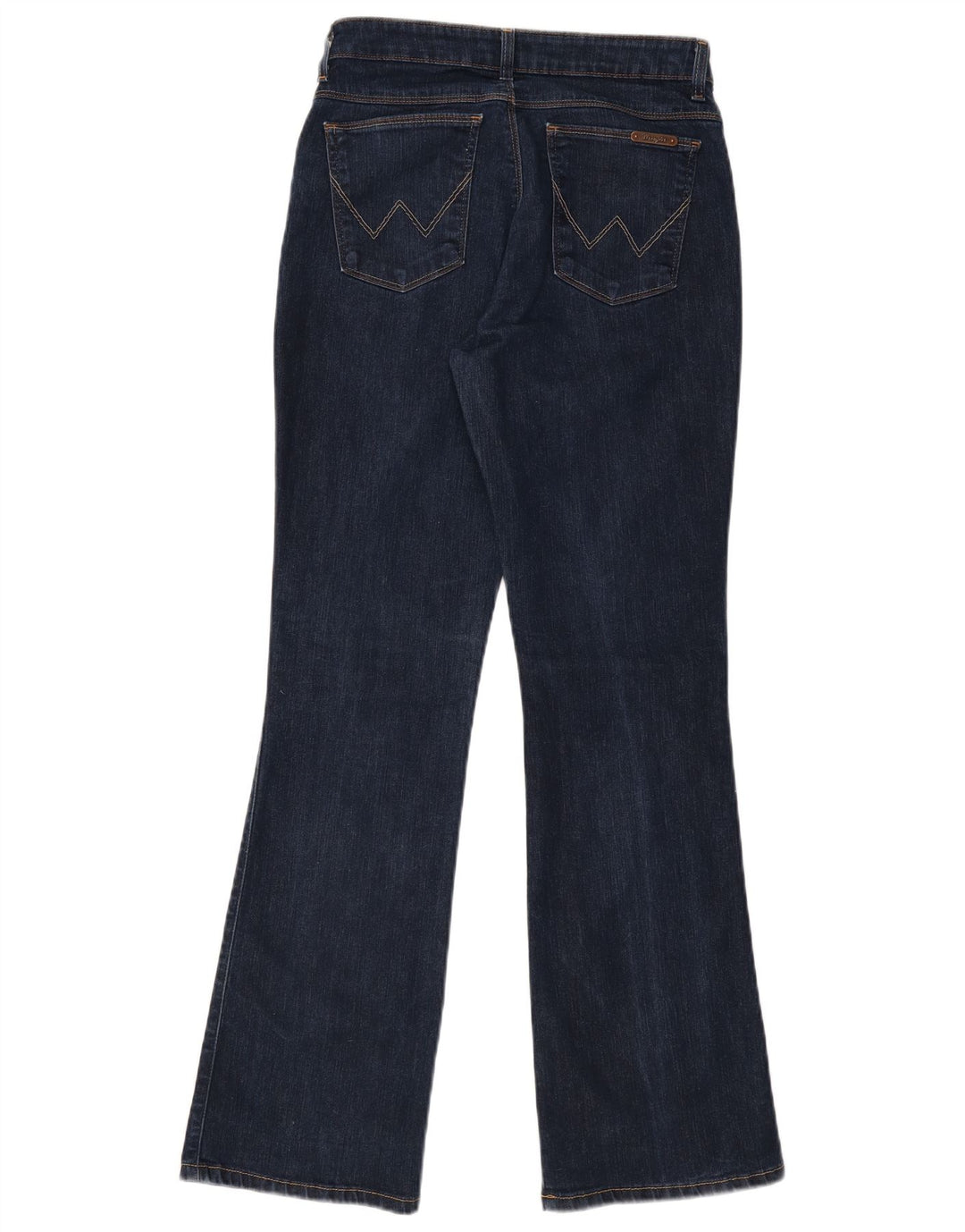 Wrangler Dame Flared Jeans W31 L32 Marineblå Bomuld