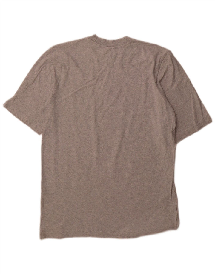 REEBOK Mens Graphic T-Shirt Top Small Grey Cotton